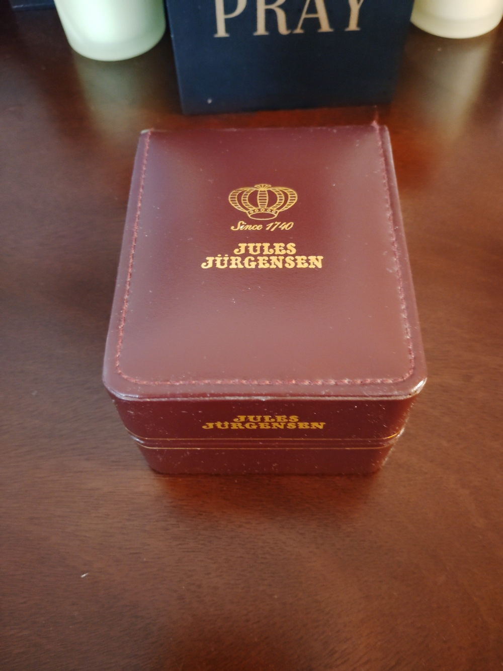 Authentic Jules Jürgensen Silver Lavender Stoned Watch